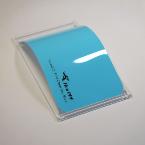 TPU Clear Sky Blue Fire PPF