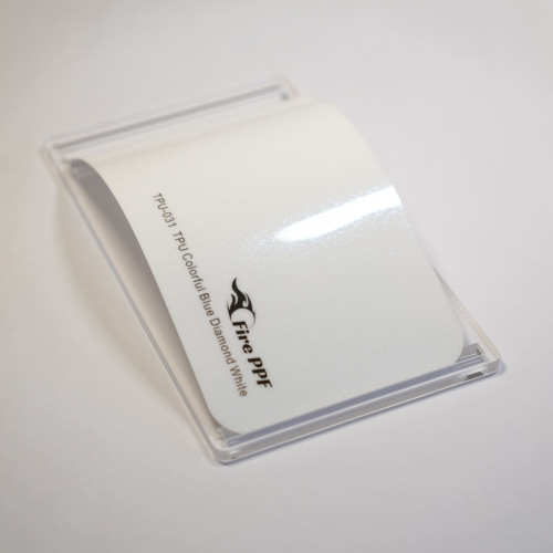 TPU Colourful Blue Diamond White Fire PPF