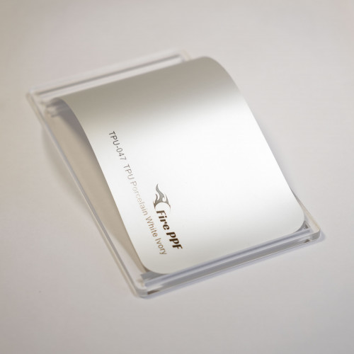TPU Porcelain White Ivory Fire PPF