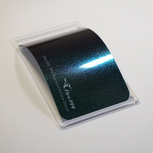 TPU Diamond Aurora Green Fire PPF