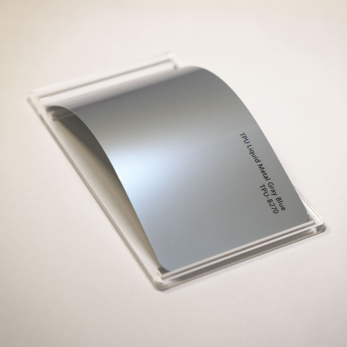 TPU Liquid Metal Gray Blue Fire PPF
