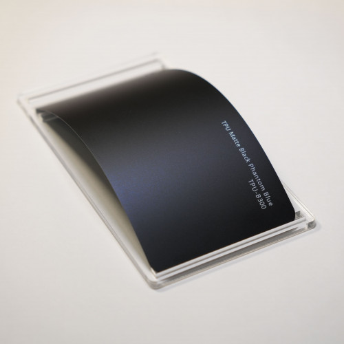 TPU Matte Black Phantom Blue Fire PPF