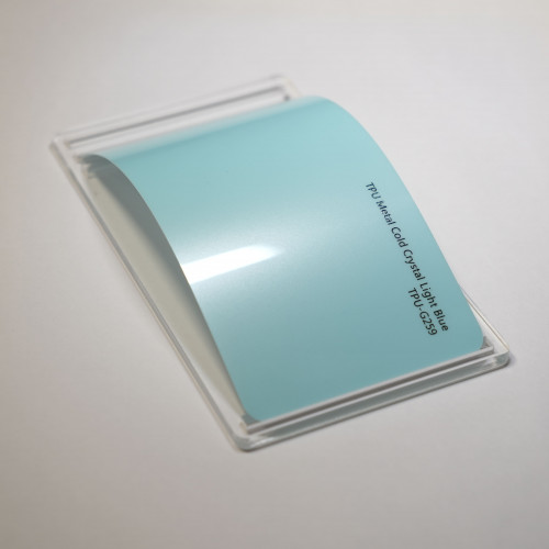 TPU Metal Cold Crystal Light Blue Fire PPF