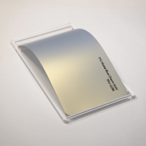 TPU Matte Blue Charm Gold Fire PPF