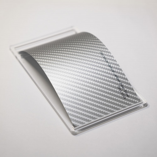 TPU Matte Optical Carbon Fiber Silver Fire PPF