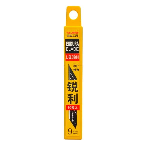 Лезвия TAJIMA LB39H, сталь, 30 градусов, 9 мм, 10 шт. Лезвия TAJIMA LB39H, сталь, 30 градусов, 9 мм, 10 шт.